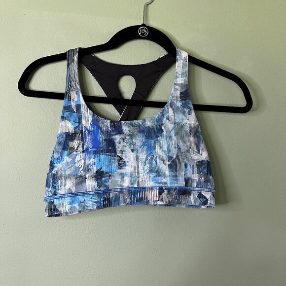 Lululemon Time To Sweat Keyhole Back Sports Bra Size 8 - Picture 1 of 7